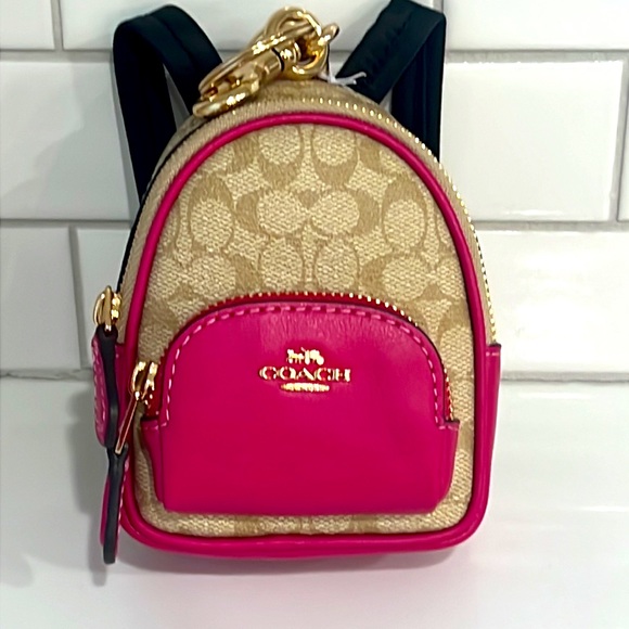💕COACH Mini Backpack Charm.. - Picture 8 of 10